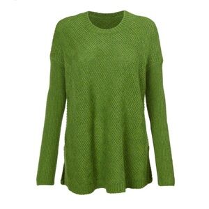Cabi Basket Weave Pullover Sweater. Grass Green. Size Large.